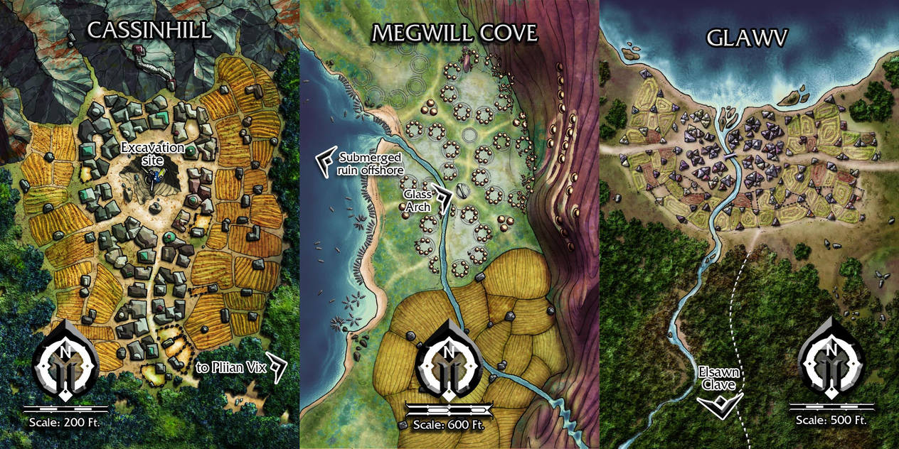 High Def Numenera Map Numenera 2 - Towns by butterfrog on DeviantArt