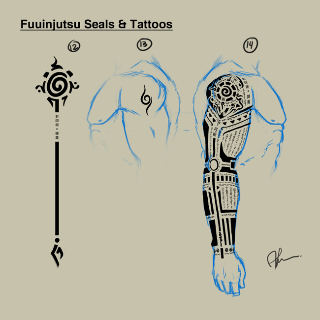 Hyuuga, Roku: Fuuinjutsu Seals/Tattoos by daveartwork on DeviantArt Hyuuga, Roku: Fuuinjutsu Seals/Tattoos by daveartwork on DeviantArt