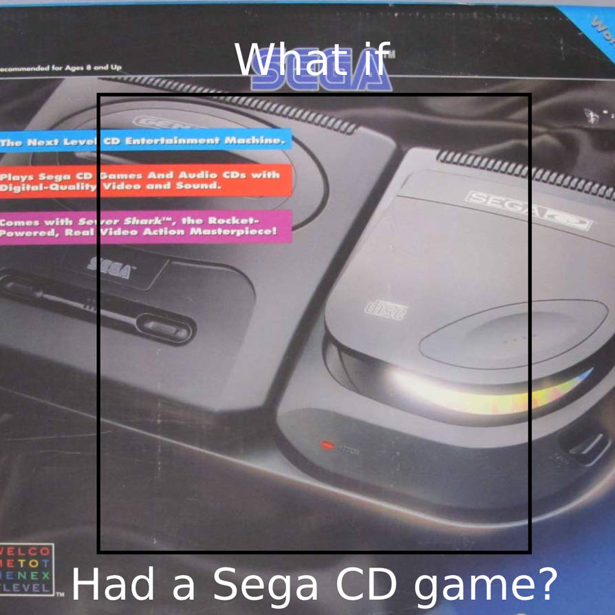 Cd Game Example What if had a Sega CD game? Template by zacharylunsfordart on DeviantArt