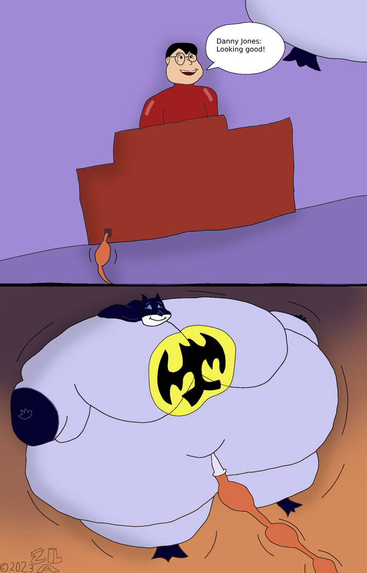 Bat Fizz Inflation Minerva Mink's BatDuck suit inflation by zacharylunsfordart on DeviantArt