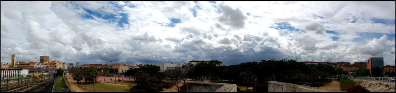 Panoramica de nubes