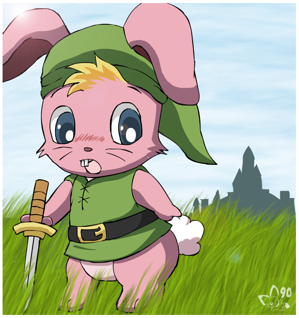 Link is a bunny?