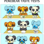 Pokebear Taste Tests