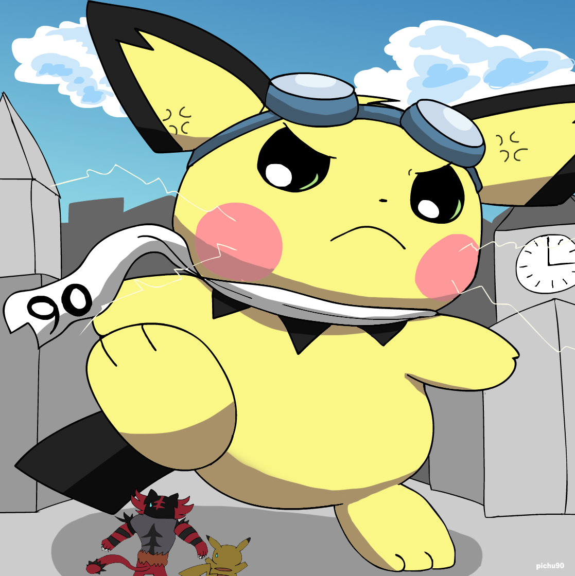 Pokemon Base 32~Pichu Evolution~ by Xbox-DS-Gameboy on DeviantArt