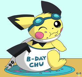 Birthday chu got the cake