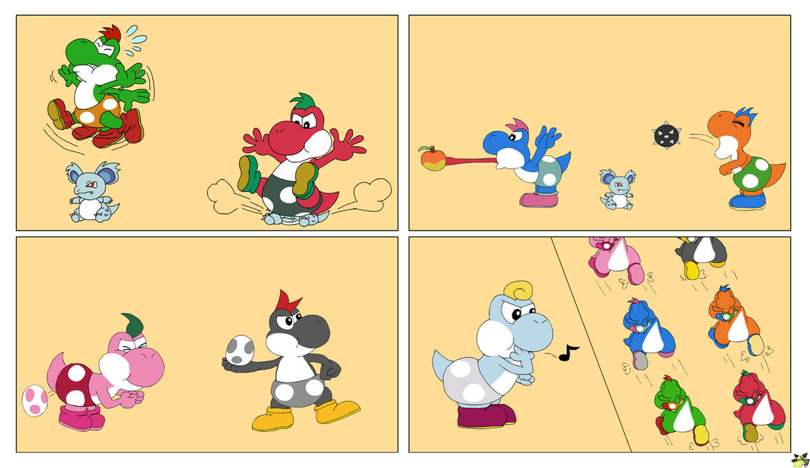 Mini Yoshis by pichu90 on DeviantArt