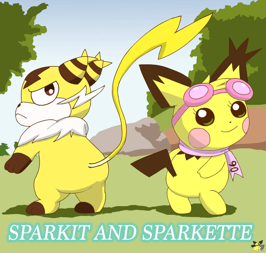 Sparkit and Sparkette by pichu90 on DeviantArt