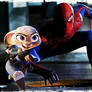 Spider-man and Judy Hopps