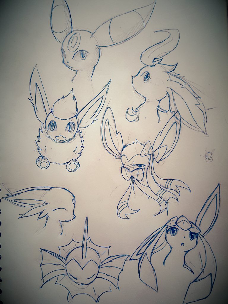 Eeveelution doodle