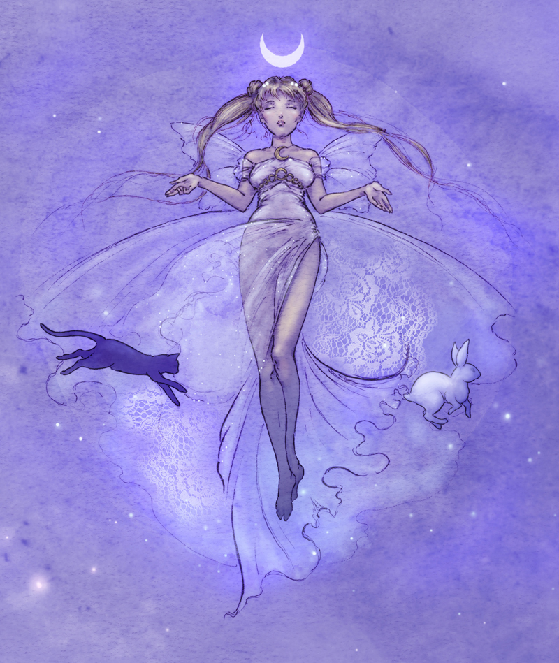 Sailor Moon - Serenity by Mikadze