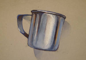 Metal Cup Painting - VIDEO by grrroch