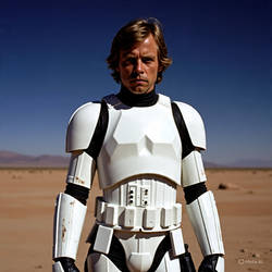Luke Skywalker in Stormtrooper Armor