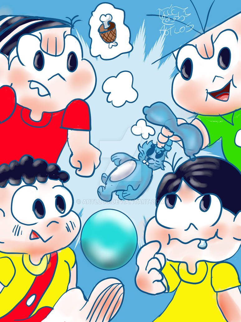 Turma Da Monica By Artllos On DeviantArt turma-da-monica-by-artllos-on-deviantart
