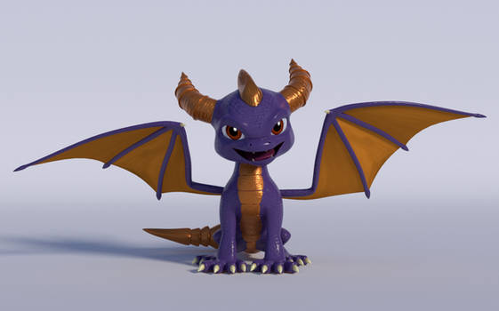 Spyro the Dragon (Blender Render)