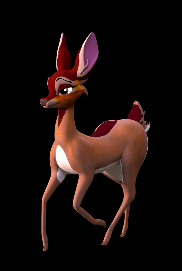Deer Reverse Animation Gif Animated Deer Gif