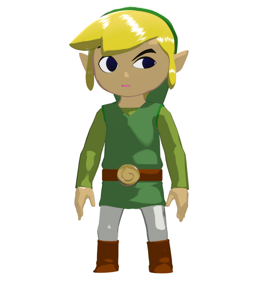 Deviantart Link Model Toon Link Model Render by Fynamic on DeviantArt