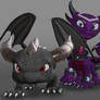 Dark Spyro and Cynder