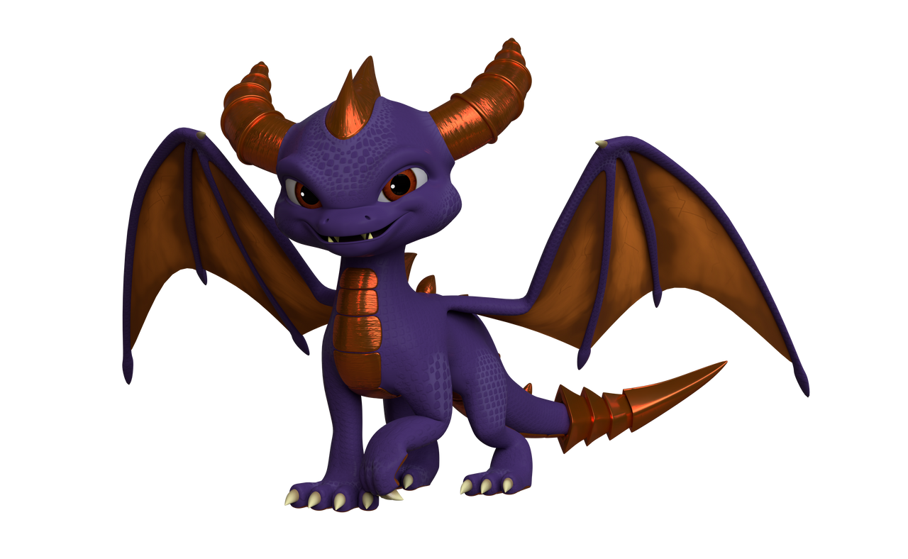 Spyro Render Full Body by Fynamic on DeviantArt