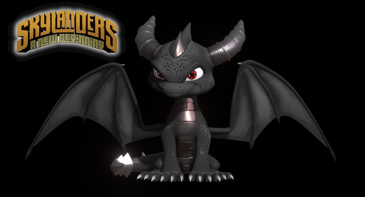 Dark Pyrok Dark Spyro Render by Fynamic on DeviantArt