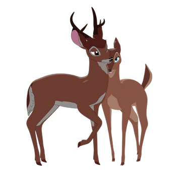 Bambi, Faline and Ronno by UrDar16 on DeviantArt