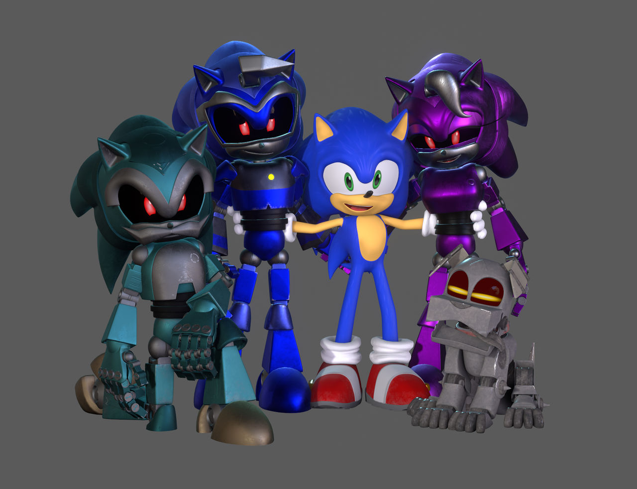 Sonic's Roboticized Family by Fynamic on DeviantArt