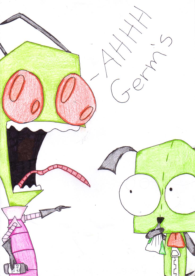 zim hates germs