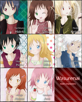 Wasurenai : main characters