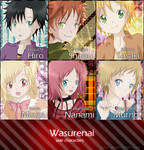 Wasurenai : side characters by Pluvias