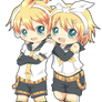 VOCALOID : Len Rin chibi