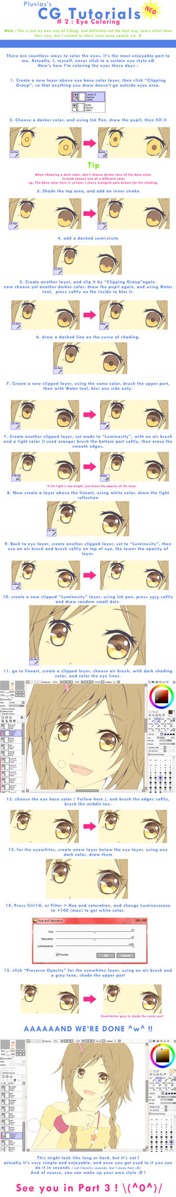 Neo CG tuts : 2 - Eyes by Pluvias on DeviantArt