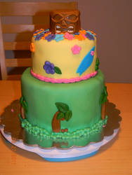 Luau Cake