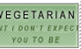 Vegetarian Stamp