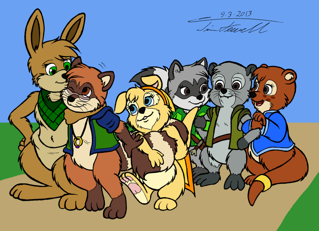 Skip and friends by Timothius