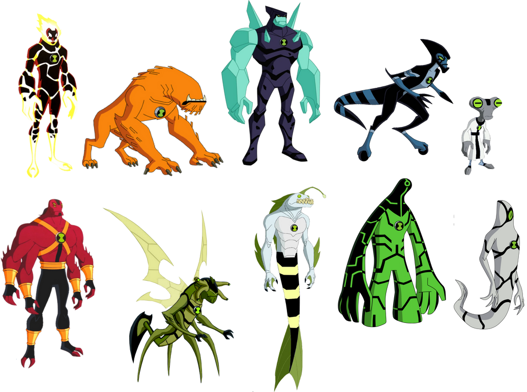 Ben 10: Ultimate Alien - Original Aliens Redesings by KingOf2010 on ...