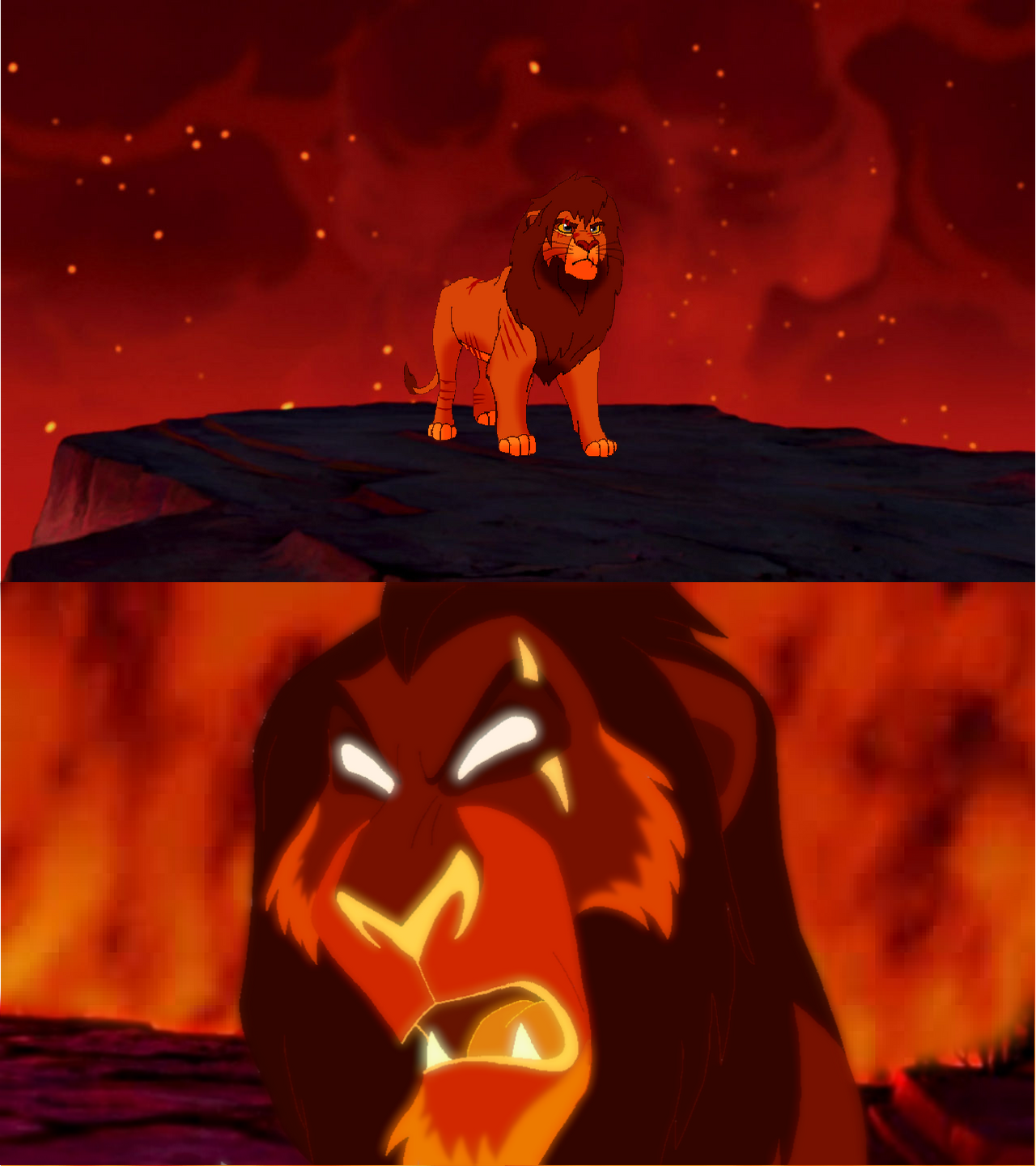 Kopa Scared Kopa is ready to fight Scar by KingOf2010 on DeviantArt