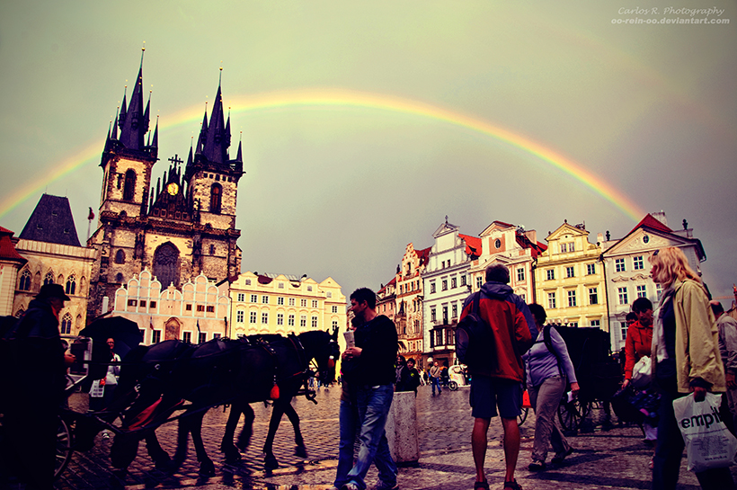 Rainbow Over Prague