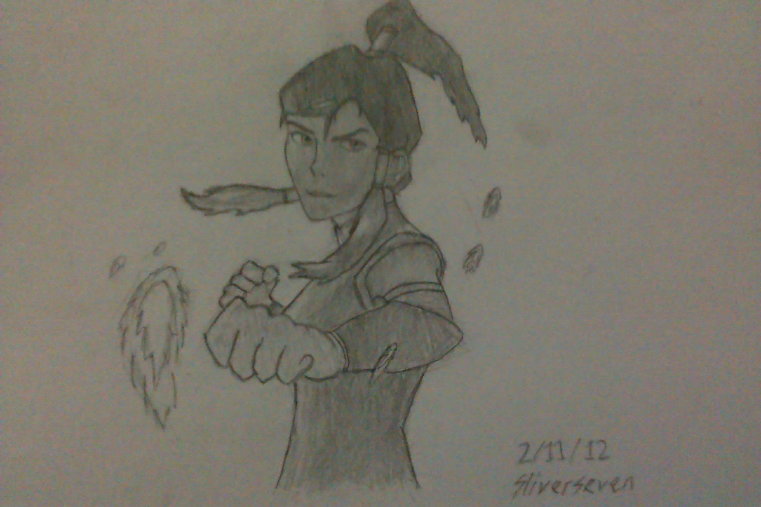 Korra Firebending Sketch