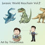 Jurassic World Keychain Vol2