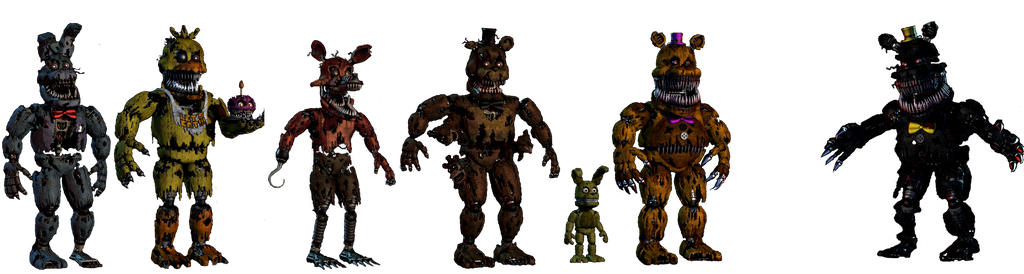 Free: Five Nights at Freddy\'s 4 Five Nights at Freddy\'s 2 Nightmare  Animatronics, sprin transparent background PNG clipart 