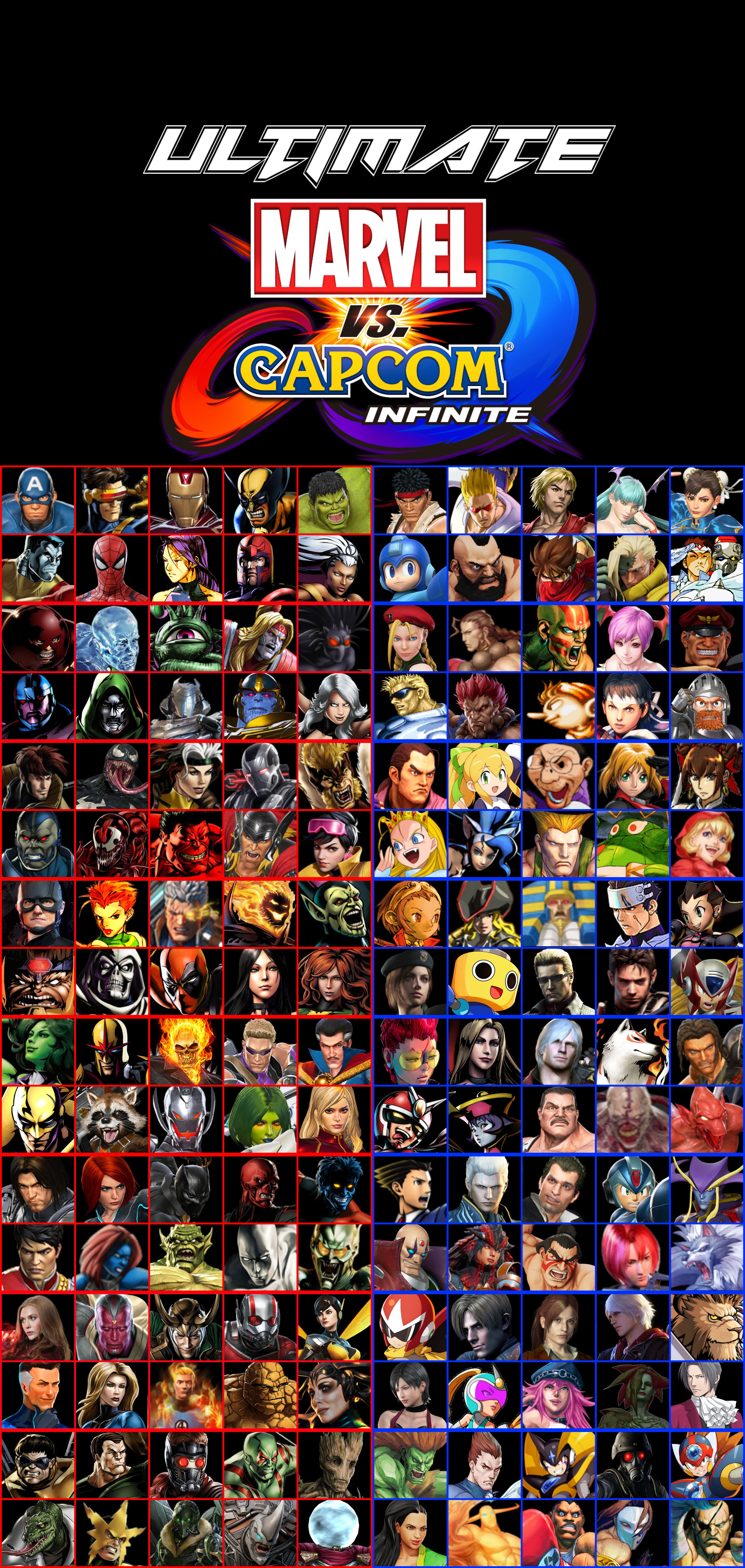 Characters Need In Marvel vs. Capcom: Infinite