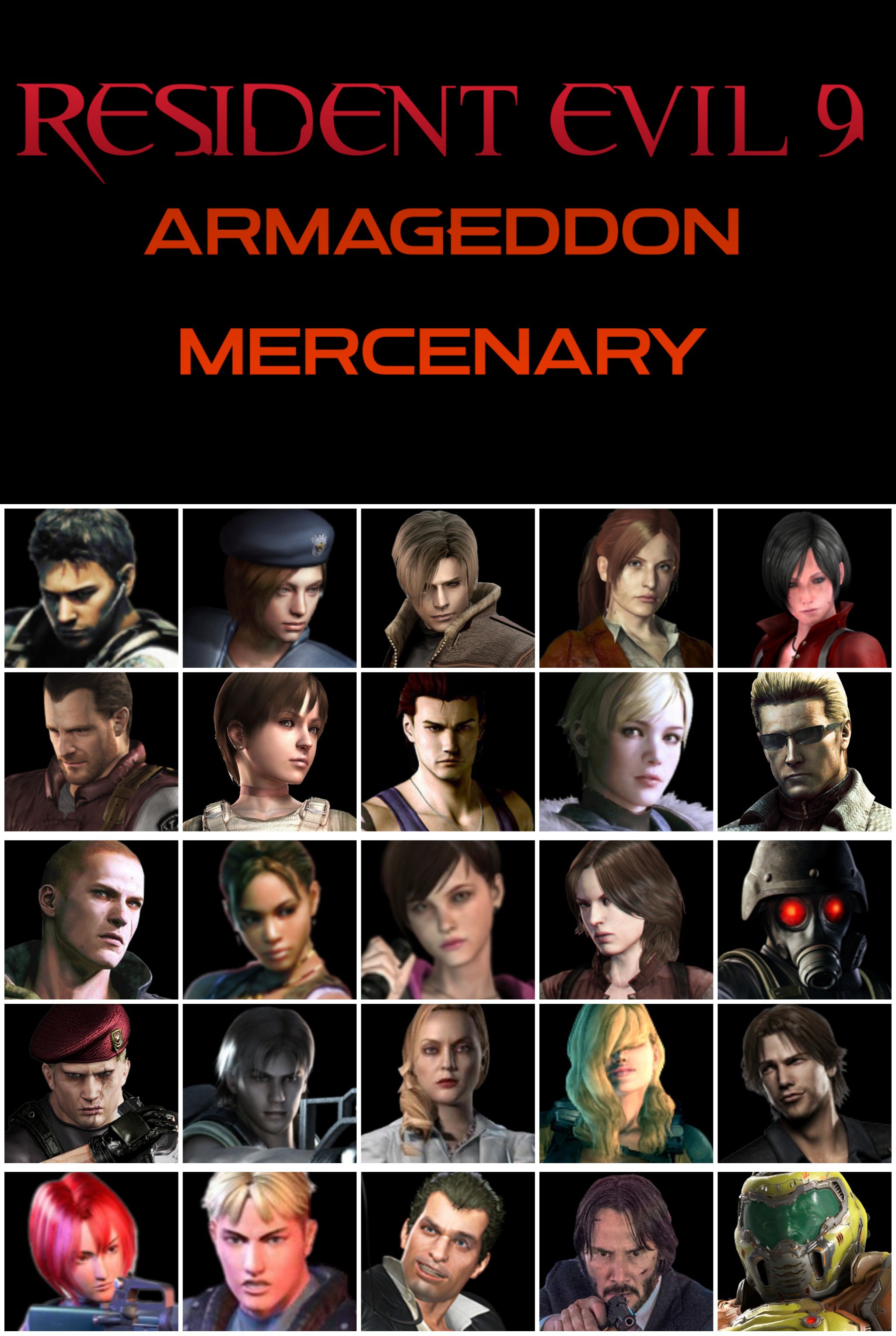 Resident Evil 5 Characters by IvanCEs on DeviantArt