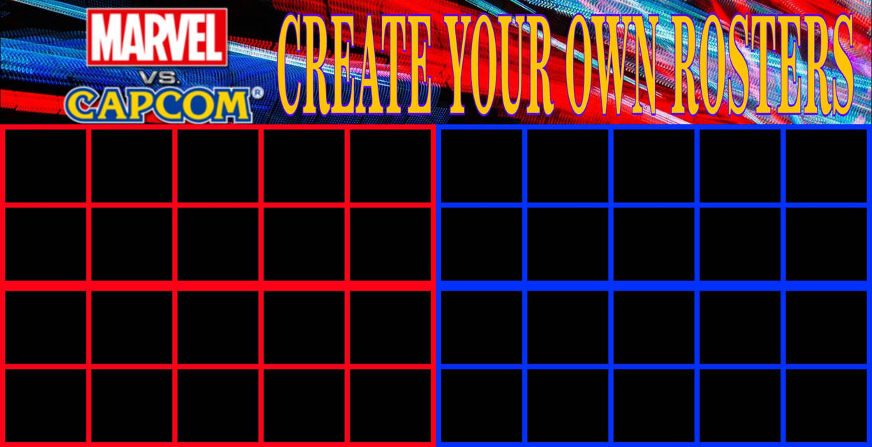 Marvel vs. Create Your Own Rosters! by bonnieta123 on DeviantArt Marvel vs. Create Your Own Rosters! by bonnieta123 on DeviantArt