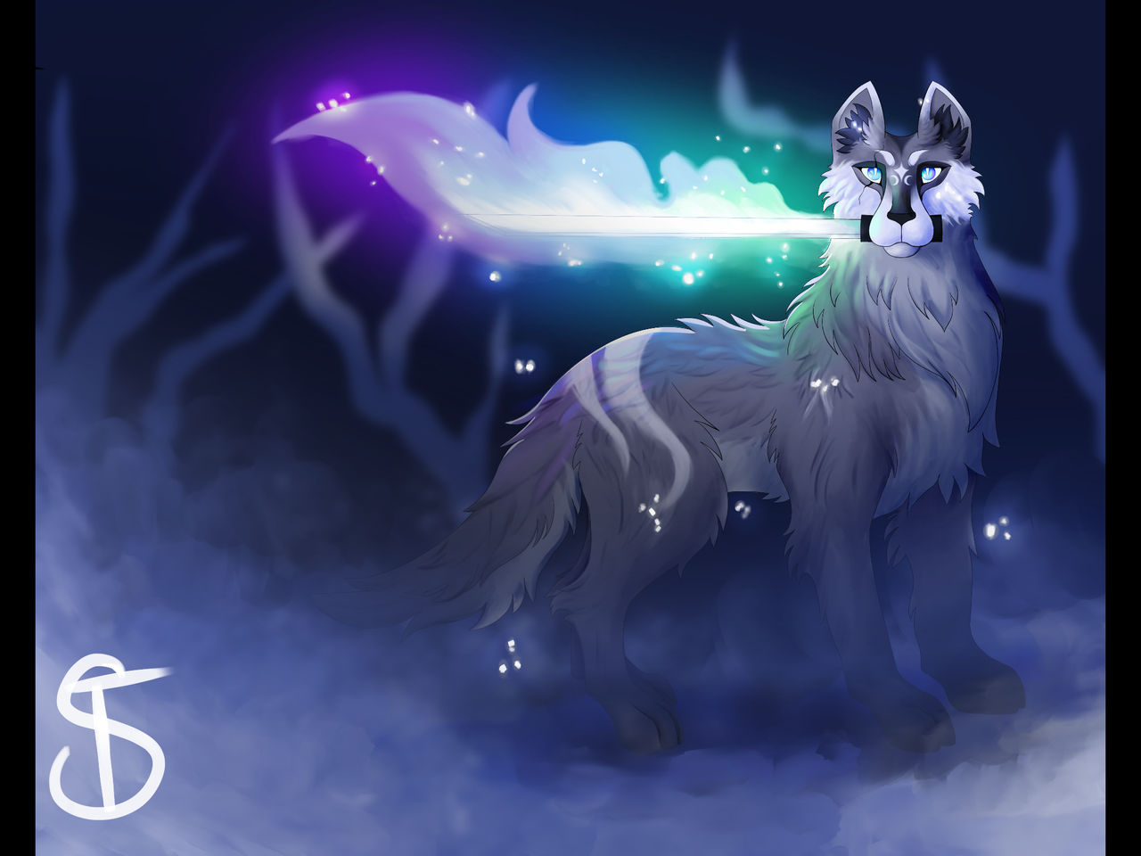 Spirit Wolf by myartspace88 on DeviantArt