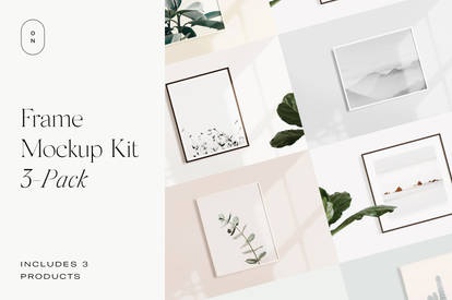 Frame Mockup Kit 3 Pack