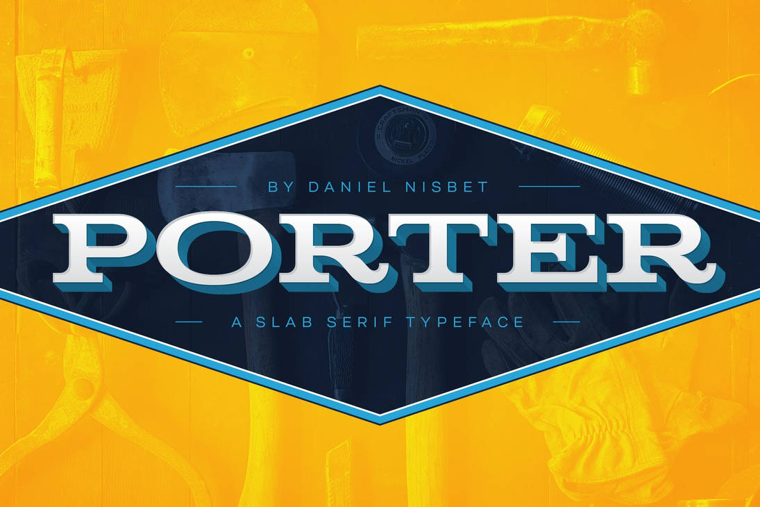 Porter Ridge Font Porter A Slab Serif Display Font by soxonastaneh on DeviantArt
