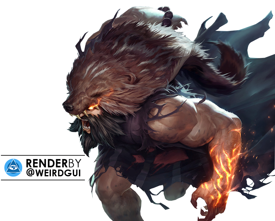 Udyr New Splashart - Render by GuilhermeVLima on DeviantArt
