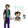 Herobrine in 3 styles