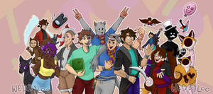 (some of my) Characters in a Banner