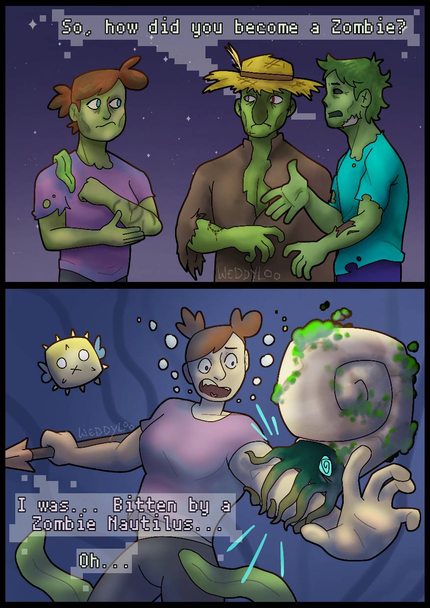 Bitten by a Zombie... Nautilus...