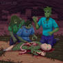 Zombie snack...